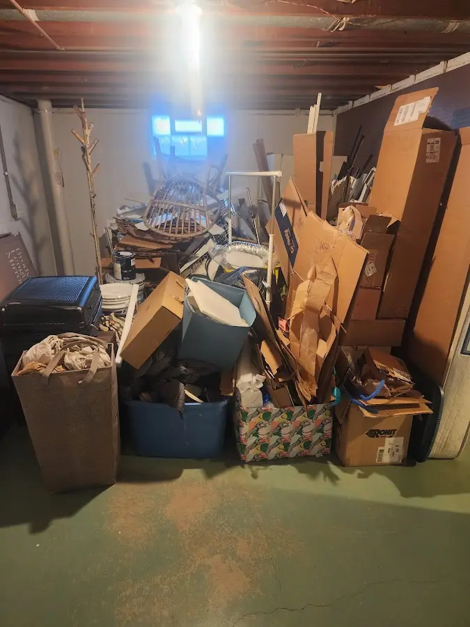 Roll-off dumpster container at job site for Yard Waste Dumpster Rental in Bear Valley Springs